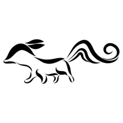 creative playful funny cute squirrel with fluffy designer graceful curly tail