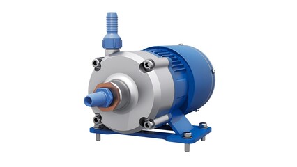 Water Pump. 3d render illustrration