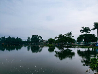 Fototapeta premium lake at night