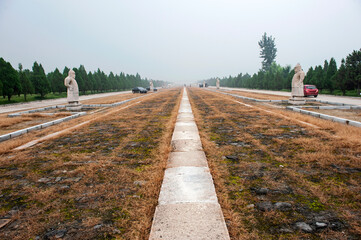 The largest and most complete ancient architecture imperial mausoleum group in China - the sacred...