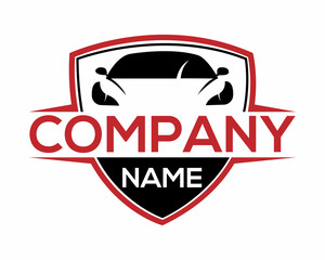 modern Car Premium Concept Logo Design  template.Creative and Modern vector badge shield logo template.