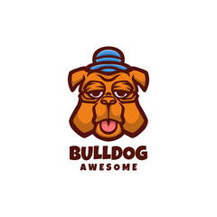 Illustration vector graphic of Bulldog, good for logo design