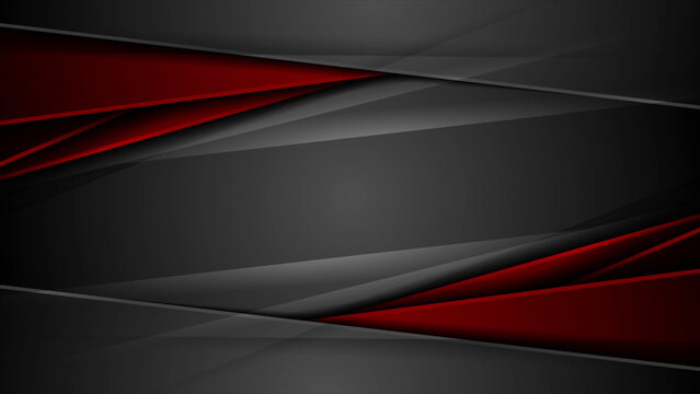 High contrast red black abstract tech corporate background