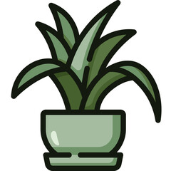 sansevieria Two Tone icon