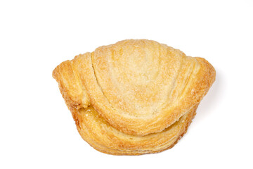 fruit puff pastry on a white background