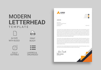 Letterhead,Letterhead Template,Corporate Letterhead Design,Creative Letterhead 