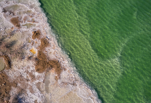 Arial view on the dead Sea, Israel