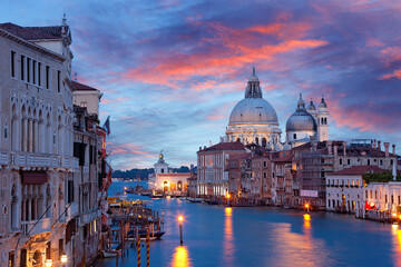 Fototapeta premium Sonnenuntergang in Venedig, Italien