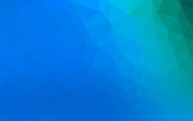 Light Blue, Green vector triangle mosaic template.