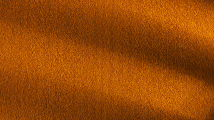 Bronze colored felt table surface with deep shadows
