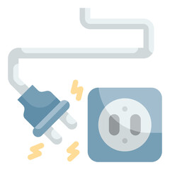 unplug flat icon