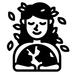 gaia glyph icon
