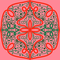 ceramic tile in patchwork style vector pattern ethnic backgrounds