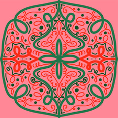 ceramic tile in patchwork style vector pattern ethnic backgrounds