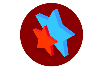 Rating Star Vector Illustration which can be easily Download