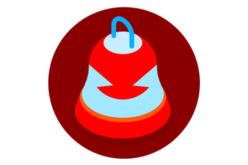 Alarm Isolated Vector Illustration which can be easily Download