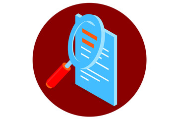 View Chart Isolated Vector Illustration which can be easily Download