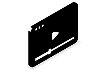 Social Video Isolated Vector Illustration which can be easily Download