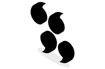 Social Quotes Isolated Vector Illustration which can be easily Download