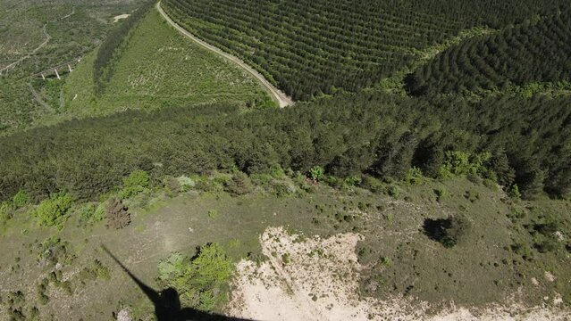 Eolienne DRONE FPV Herault
