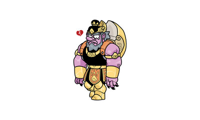 Depressed Adult Man Character RG