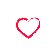 Vector image. Heart, symbol of love.
