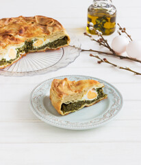 Pasqualina tart typical italian easter.