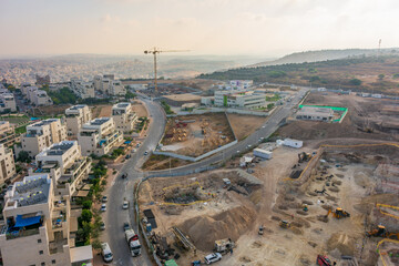 Town of Tzur Yitzhak in Israel