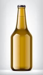 Color Glass Bottle on background.  