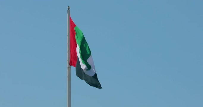 The flag of the United Arab Emirates was adopted when Sheikh Zayed bin Sultan Al Nahyan raised it in his hands on December 2, 1971
