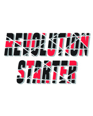 Punk rock shirt print design. positive motivational slogan.