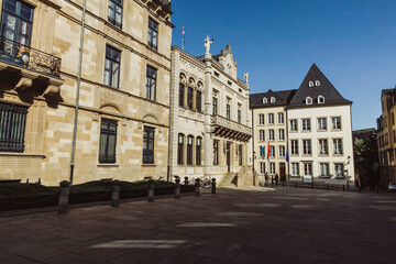 Fototapeta na wymiar Luxembourg ville, palais