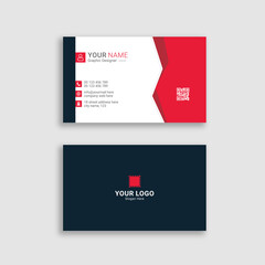 Modern business card design template vector