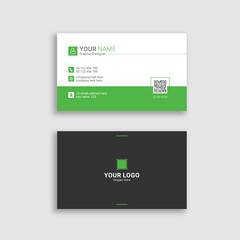 Modern business card design template vector