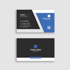 Modern business card design template vector