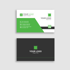 Modern business card design template vector