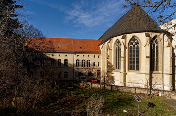 Fototapeta na wymiar Kirche des Franziskanerkloster in Zeitz, Burgenlandkreis, Sachsen-Anhalt, Deutschland