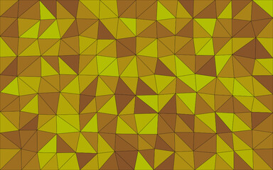 Vector illustration of a triangle polygonal abstract geometric background with colorful gradient design. Low poly design. 