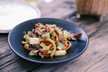 salad with vegetables