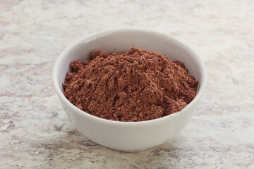 Natural organic cocoa powder for culinary