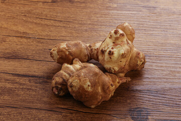 Raw dietary Jerusalem artishoke - topinambur