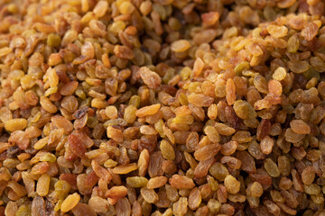 Ripe raisins sold in the market