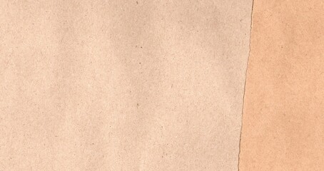 Kraft torn and creased Paper Texture for Background	