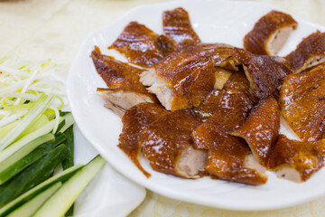 Chinese famous dishes peking duck