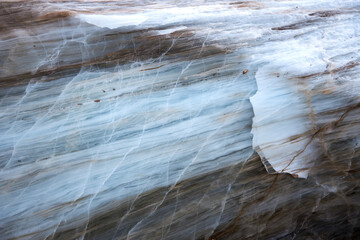 Texture of Colored glacier ice.