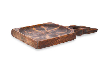 wooden cutting board, isolated