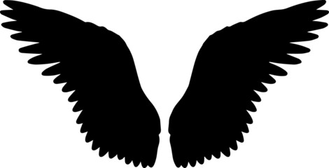 Angel Wings Silhouettes Angel Wings SVG EPS PNG