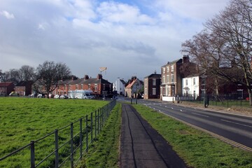 Fototapeta premium Minster Yard South, Beverley, looking east.
