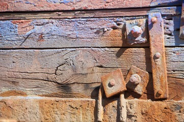 Particolari vari di geometrie colorate