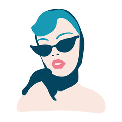 Illustration portrait of a girl